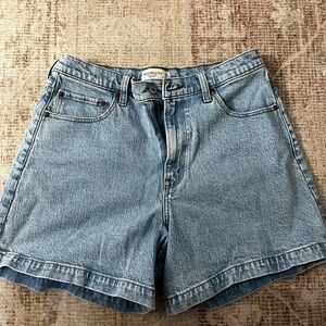 Abercrombie & Fitch Curve Love Jean Shorts